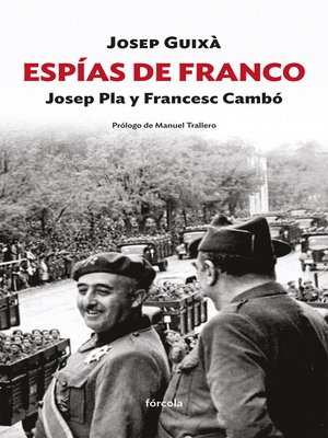cover image of Espías de Franco